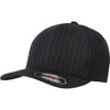 Adult Unisex Flexfit Pinstripe Polyester 6 Panel Baseball Cap Hat