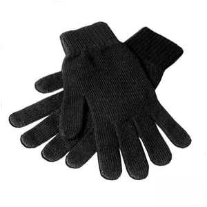 Mens Winter Warm Wool Blend Gloves