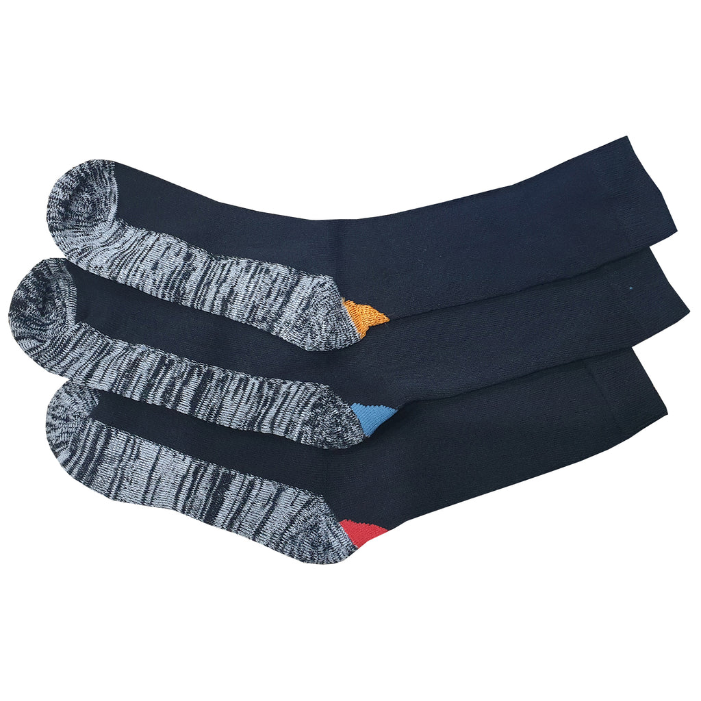 3 x Mens Technical Work Socks Wicking Breathable Cushion Plus Big Size Colour:Assorted Size:UK 11-14