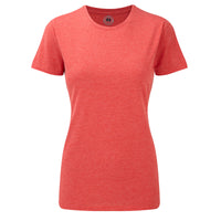 Ladies Women Russell HD Bright Colour Long Length Short Sleeve T Shirt Top
