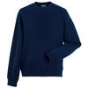 Mens Russell Set In Sleeve Cotton Rich Colour Sweatshirt Top