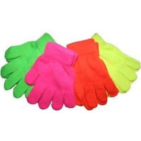 Neon Bright Kids Magic Gloves Winter Warm