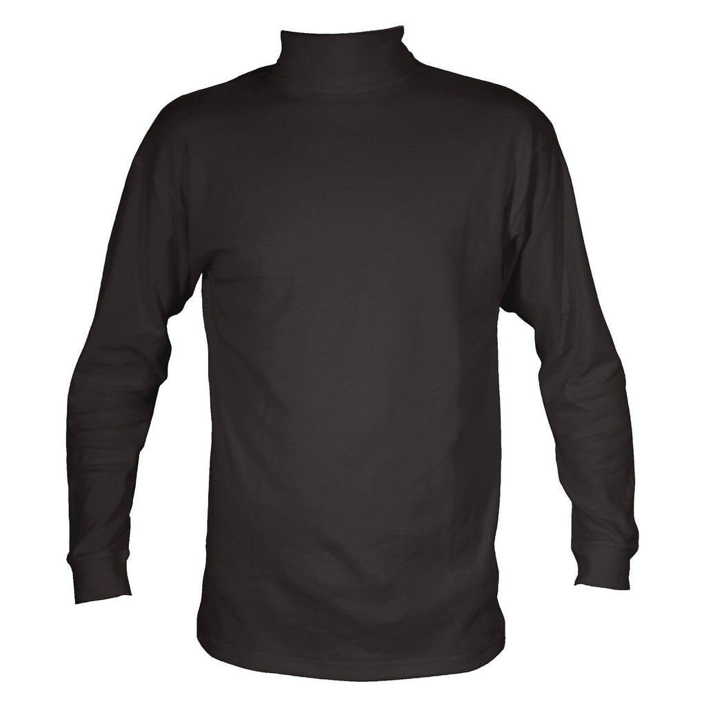 Mens Roll Neck Thermal Underwear Baselayer T Shirt Top Winter Warm