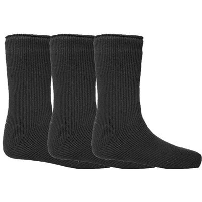 6 x Kids Children Boy Girl BRITWEAR® Plain Winter Warm Thermal Socks