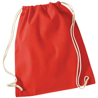 Westford Mill 100% Cotton Cotton Gym Sac Sack Draw String Bag
